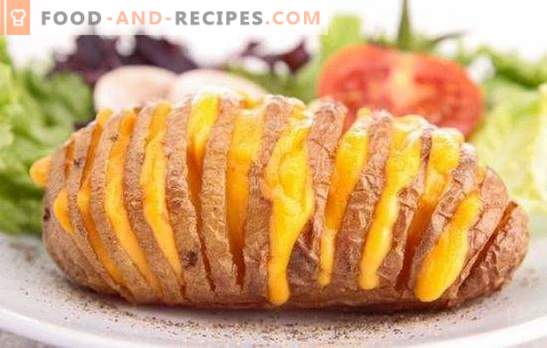 Baked potatoes in the oven with cheese - insanely tasty dish. The best recipes for baked potatoes in the oven with cheese