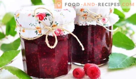 Raspberries with sugar - how to prepare a healthy berry, while retaining the maximum benefit. Raspberries with sugar for the winter: ground, jam, jelly, confiture