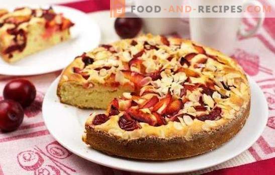 Pie with apples and plums - fruit miracle! Recipes for homemade cakes with apples and plums from different types of dough