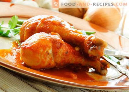 Chicken with honey - the best recipes. How to properly and tasty cook chicken with honey