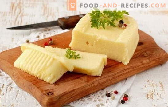 Wie man mit eigenen Händen Käse aus Milch macht: weich und hart. Rezepte für Käse aus Milch zu Hause und Technologie