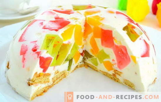 Cake “Broken Glass” with sour cream - a variety of flavors. The history of the appearance and the recipe for an exquisite cake 