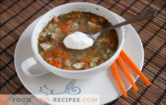 Universal “diet”: buckwheat chicken soup. Recipes buckwheat soups with chicken, mushrooms, cereals or vegetables