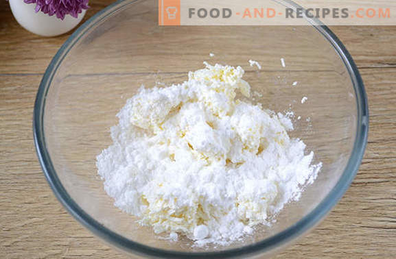 Curd sour cream: an independent dish and baking decoration. Step by step author's photo recipe cream of sour cream and cottage cheese