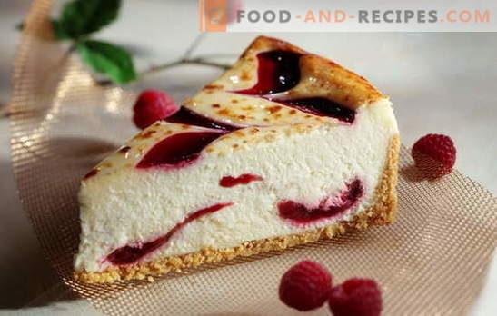 What makes a homemade cheesecake: mascarpone, philadelphia or ricotta? New recipes for juicy cheesecake at home