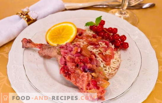 Duck legs - recipes of the best dishes. All the secrets and tricks of cooking duck legs in the oven, multicooker and on the stove