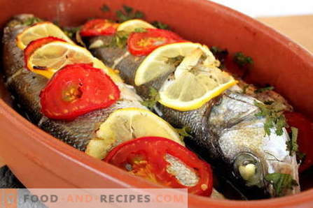 Baked fish in the oven - the best recipes. How to cook fish in the oven.