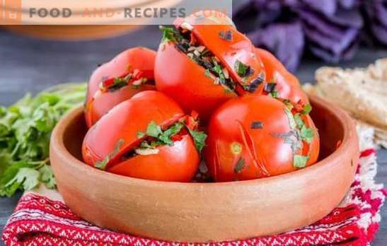 Tomatoes in Armenian: spicy and spicy stuffed tomatoes. The best traditional recipes of tomatoes in Armenian