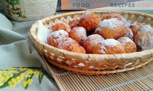 Cheese balls - the best recipes. How to properly and tasty cook curd balls.