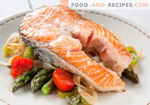 Salmon steak - the best recipes. How to properly and tasty cook salmon steak.