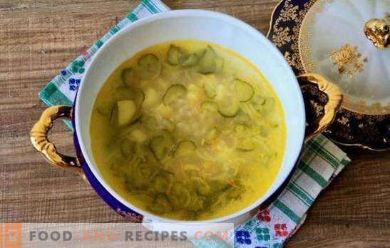 Pickle without meat - to taste is not inferior to the meat dish. The best recipes for pickle without meat with rice, millet, mushrooms