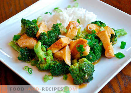 Chicken with broccoli - the best recipes. How to properly and tasty cook chicken with broccoli.