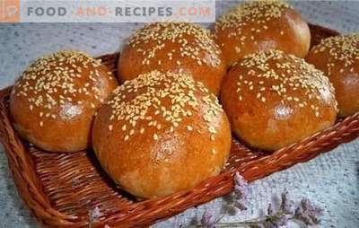 Lush rolls recipe: baking just melts in your mouth! Recipes for lush rolls with poppy seeds, dried fruits, berries and nuts