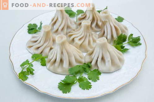 Khinkali - the best recipes. How to properly and tasty cook Khinkali.