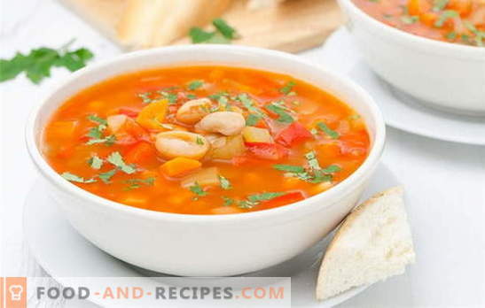 Bean soup in a multicooker without the hassle. Recipes bean soup in a slow cooker from dry and canned beans