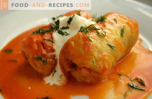 Cabbage rolls are the best recipes. How to properly and tasty cook cabbage rolls