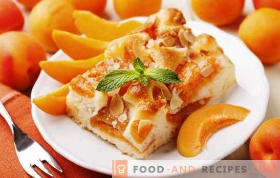 Pie with apricots from Julia Vysotskaya is a masterpiece! Recipes famous apricot pie from Vysotsky and its modifications
