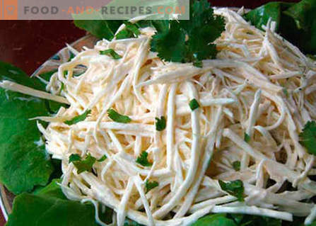 Celery Root Salad - The Best Recipes. How to properly and tasty cooked salad with celery root.