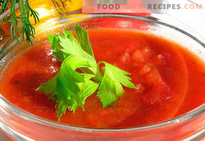 Gazpacho - proven recipes. How to make gazpacho correctly and tasty.