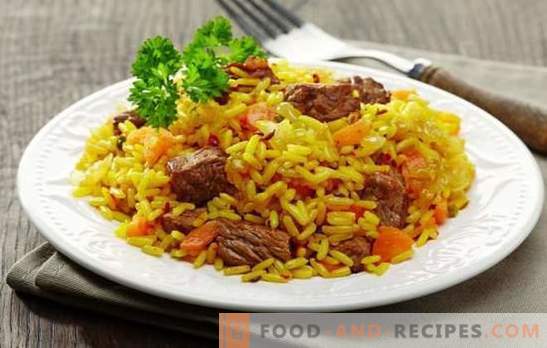 How dietary or vegetable tasty pilaf in a slow cooker? A selection of recipes for tasty pilaf in a multi-cooker made of different meat or fish