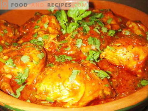 Chicken’s chicken recipes are the best recipes. How to cook chakhokhbili from chicken.