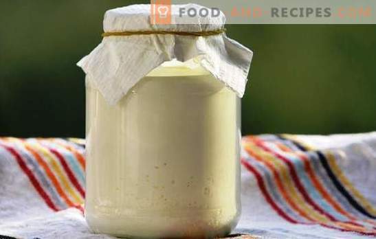Slavic sauce: sour cream from milk - recipes at home. Useful facts about sour cream from milk, natural product recipe