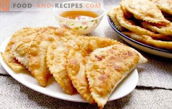 Juicy pasties and home make easy! Recipes flavored, crunchy, juicy pasties from different types of dough and minced meat