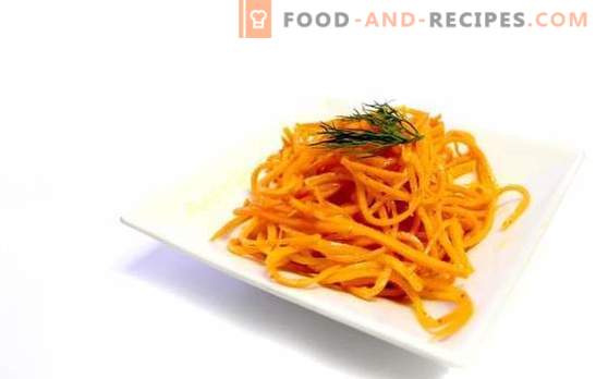 Real Korean carrots at home - savory snack. Recipes real Korean carrots with additives