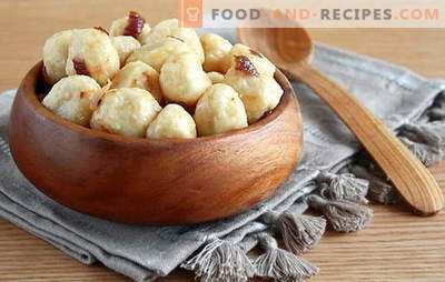 Lazy dumplings with potatoes: basic ingredients, principles of cooking. Recipes delicious lazy dumplings with potatoes