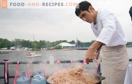 Pilaf in a cauldron on an open fire: feel the difference! Recipes for cooking pilaf in a cauldron on the fire: meat and lean