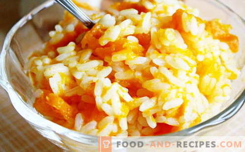 Rice porridge - the best recipes. How to cook rice porridge.