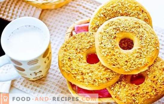 Sand cakes - a dainty come from childhood. Shortbread recipes with nuts, pumpkin, plums, chocolate