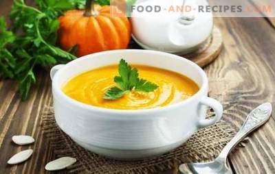 Creamy Pumpkin Cream Soup: A masterpiece with colorful notes. Varieties of pumpkin cream soup with cream