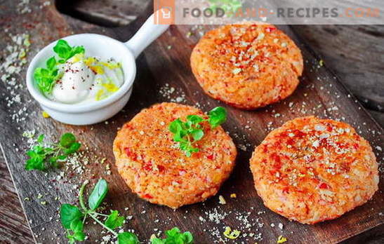 Miracle of home culinary art - crab sticks cutlets. Low Cost Crab Cutlets: Amazing Recipes