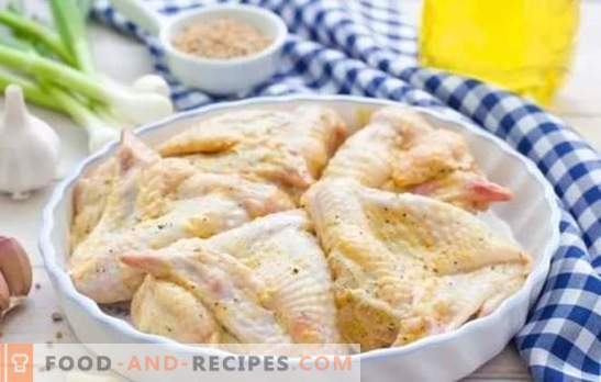 Wings in mayonnaise with different sauces. Quick, tasty, festive, always in a new way - recipes of chicken wings in mayonnaise