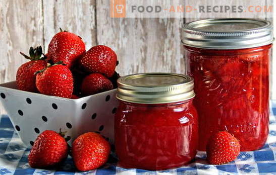 Strawberry preservation - we keep aroma and taste. Strawberry preservation: recipes for jam, compote, jam, etc.
