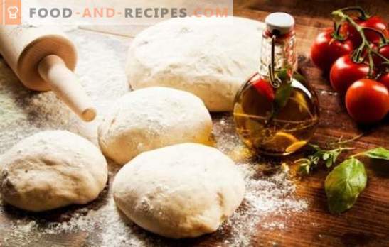 Classic pizza dough: not easy, but very simple! Cooking at home classic pizza dough: with yeast, kefir or sour cream
