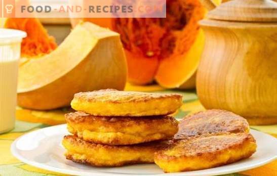 Lenten pumpkin dishes - a healthy variety. Recipes for lenten dishes of pumpkin: cereals, soups, pies, manti, pancakes, salads