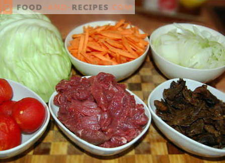 Cabbage with meat - the best recipes. How to properly and tasty cook cabbage with meat.