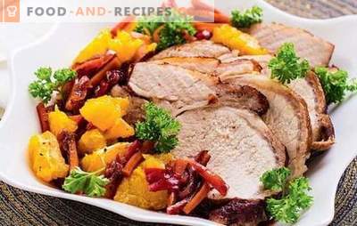 Pork with oranges in the oven - an exotic flavor! Various recipes for tender and tasty pork with oranges in a gourmet oven