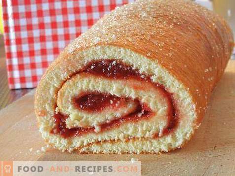 Biscuit roll - the best recipes. How to properly and tasty cook biscuit roll.