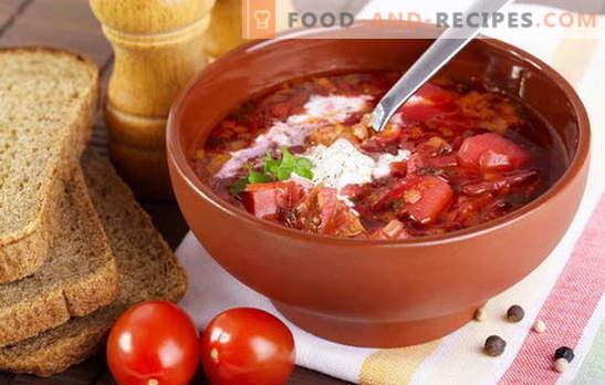 How to cook soup? Teach everyone! Cook borsch with beets, sauerkraut and fresh cabbage, beans, sorrel, and you can with sprat