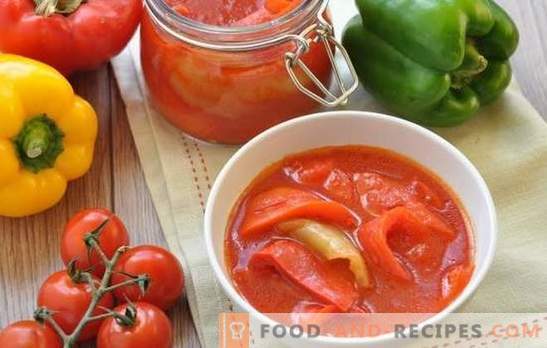 How to make tomato lecho for the winter: Hungarian, Bulgarian, Russian. Choose your recipe for tomato leko for the winter