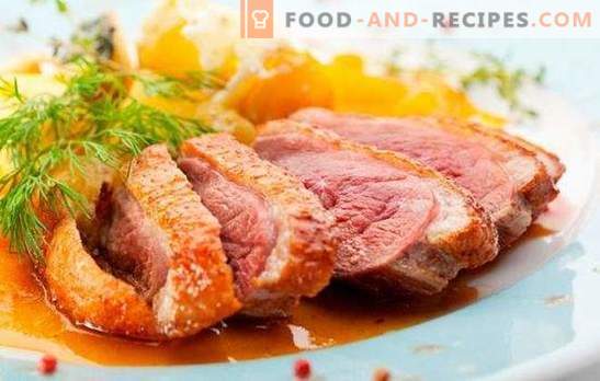 Duck breast: recipes for roasted, baked, jerky. The most delicious versions of duck breast according to the recipes of chefs from France, Italy and Russia