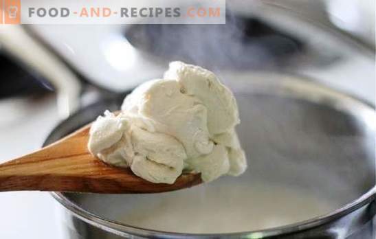 Sour milk cheese - nothing is lost! Recipes of sour milk cheese at home and dishes with him