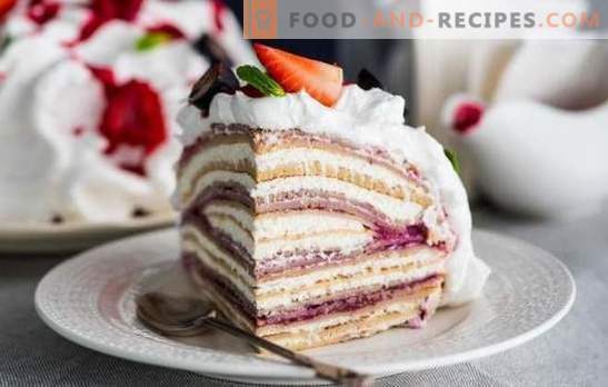 Secrets of cooking pancake cottage cheese cake. Six recipes of classic and original pancake cake with curd cream