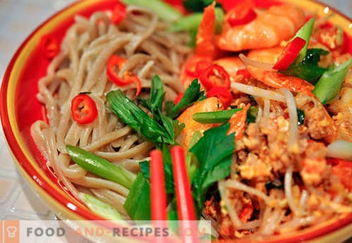 Chinese noodles - the best recipes. How to properly and tasty cook Chinese noodles at home.