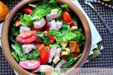 Fresh vegetable salad dressing