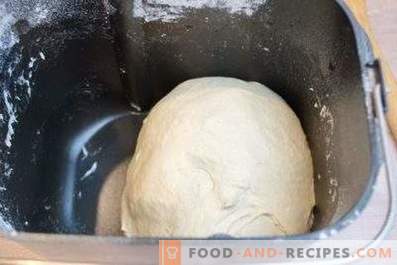 Pâte pour boulettes de pâte dans la machine à pain