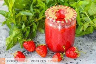Strawberry jelly for the winter